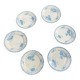 Set of 6 Terre de Fer dessert plates