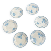 Lot de 6 assiettes a dessert terre de Fer