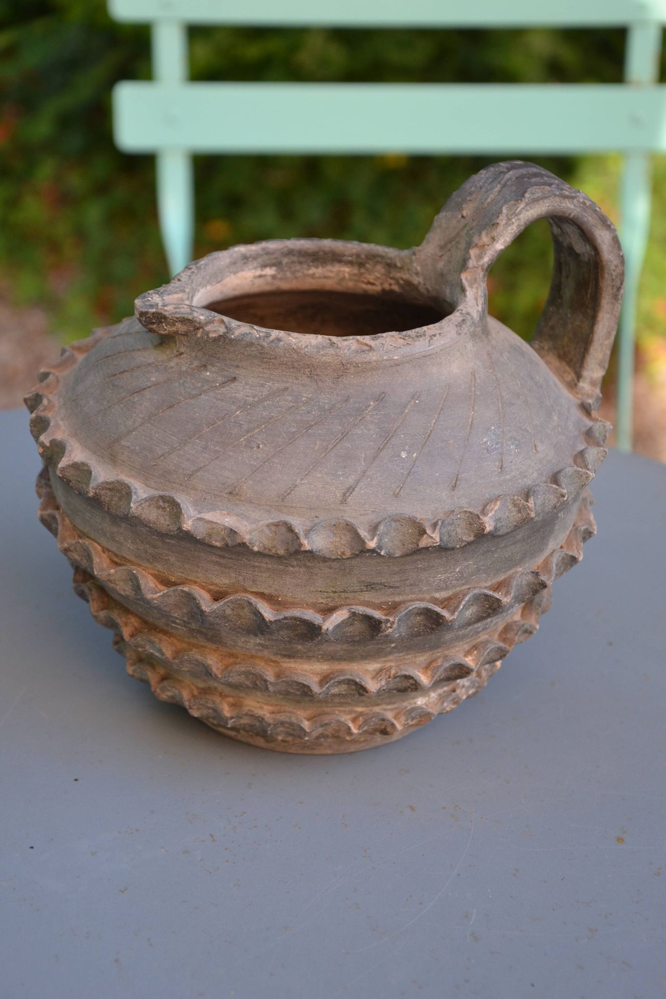 Joaquim Almeda Ferrer terracotta vase/pitcher, 1970s