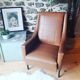 Armchair in leatherette of the 1960s