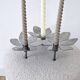 Paire de bougeoirs vintage Monika Mulder