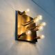 Vintage German Brass Ceiling or Wall Lamp from Sölken, 1970s
