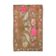 2x3 Brown and Pink Door Mat Rug, 88x56Cm FREE SHIPPING