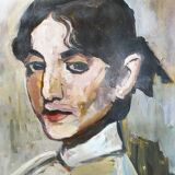 Painting "The Spanish Woman" mid-20th century