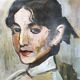 Painting "The Spanish Woman" mid-20th century