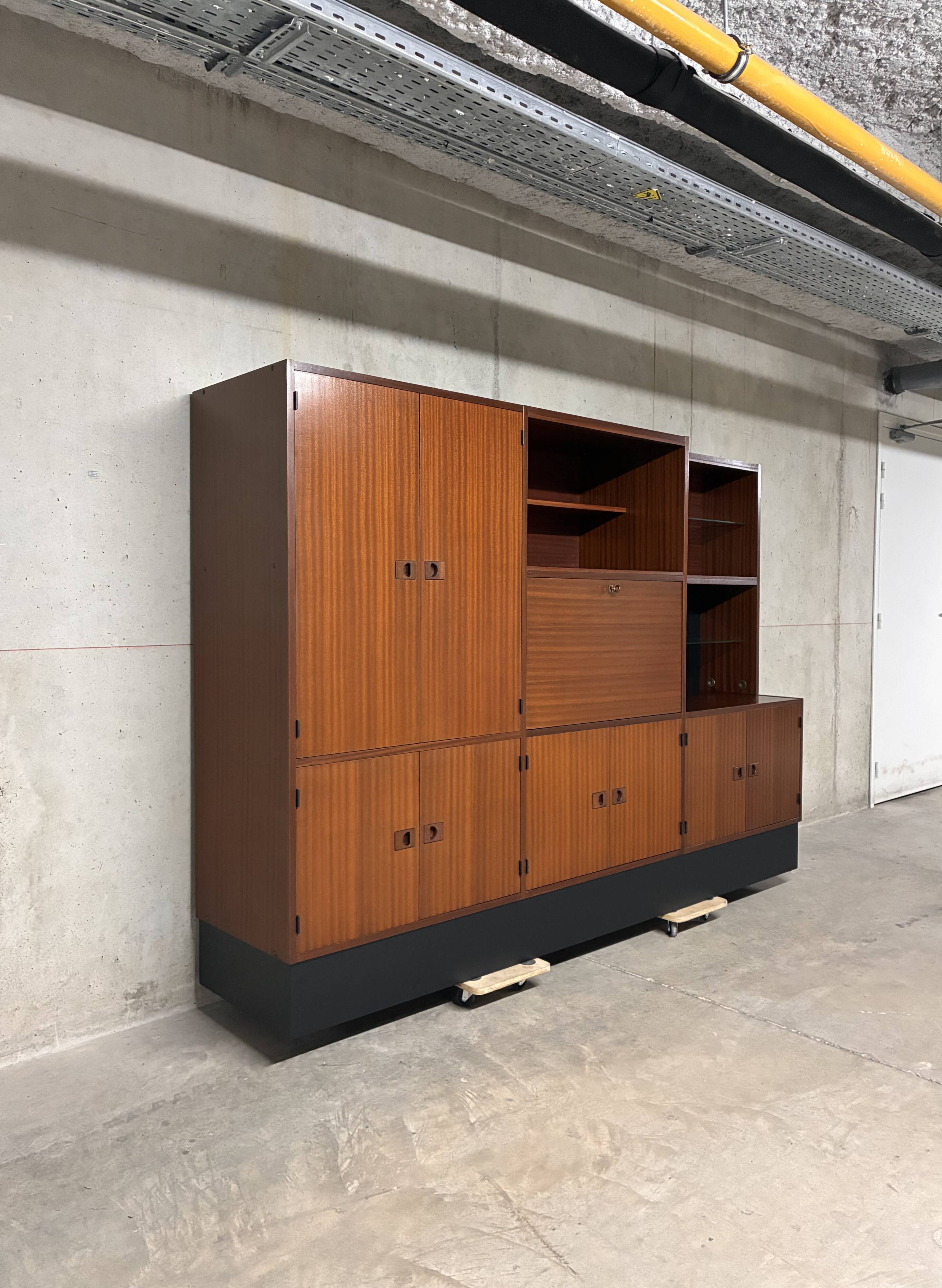 Enfilade haute buffet vitrine René-Jean Caillette éditions Charron