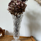 Worked glass vase