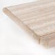 Large vintage travertine marble coffee table. Italy, 1980s