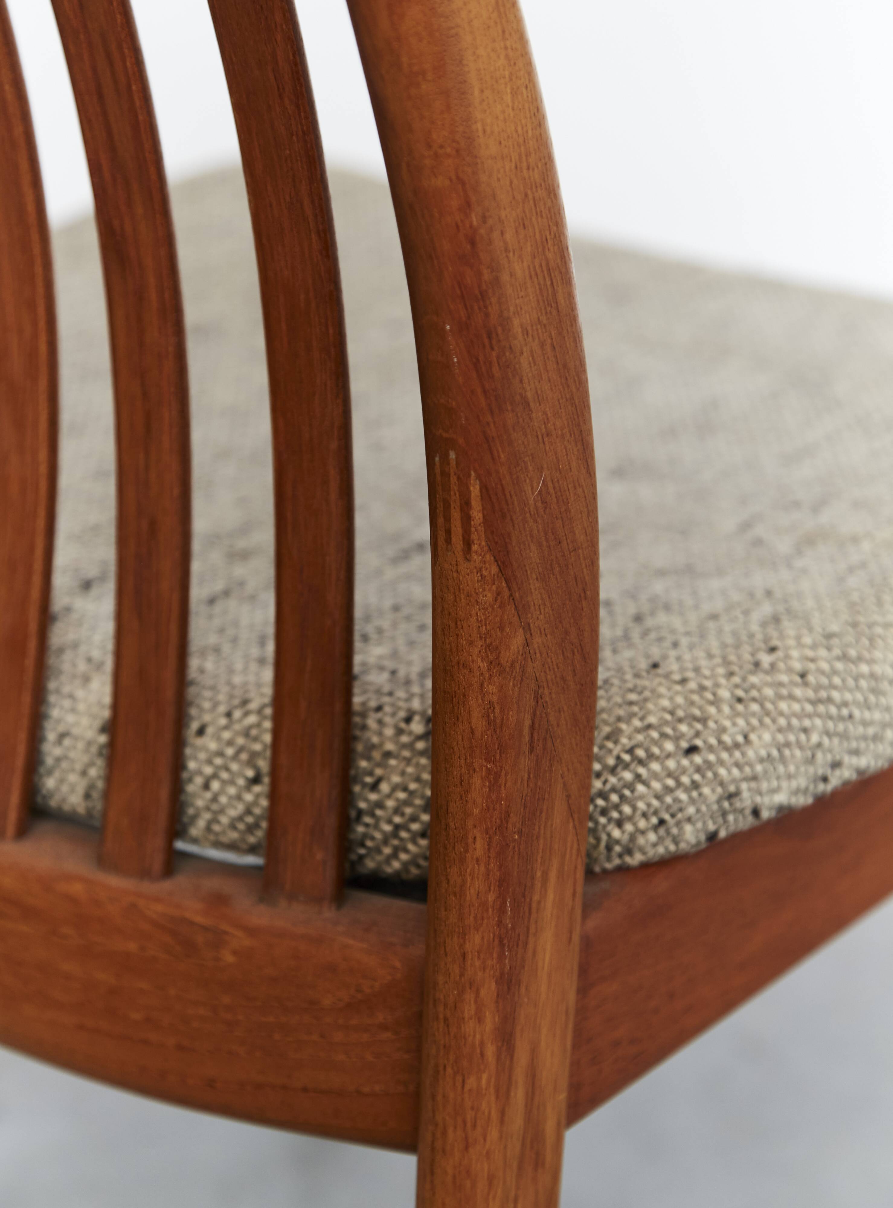 Mid Century Dining Chairs by Schou Andersen I Set of Six
