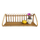 Superb and rare vintage rattan shelf.