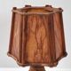 Lampe vintage 1960 bois & rotin