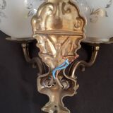 Brass wall lamp
