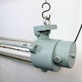 Industrial East German Fluorescent Tube Light From Leuchtenbau Wittenberg, 1980s