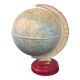 Globe - world map - vintage 50/60 - west germany - plastic