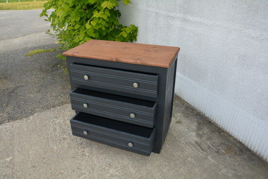 Antique chest of drawers painted