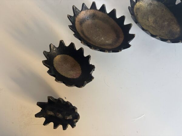 Cendriers vintage 1950 hérissons par Walter Bosse pour Hertha Baller