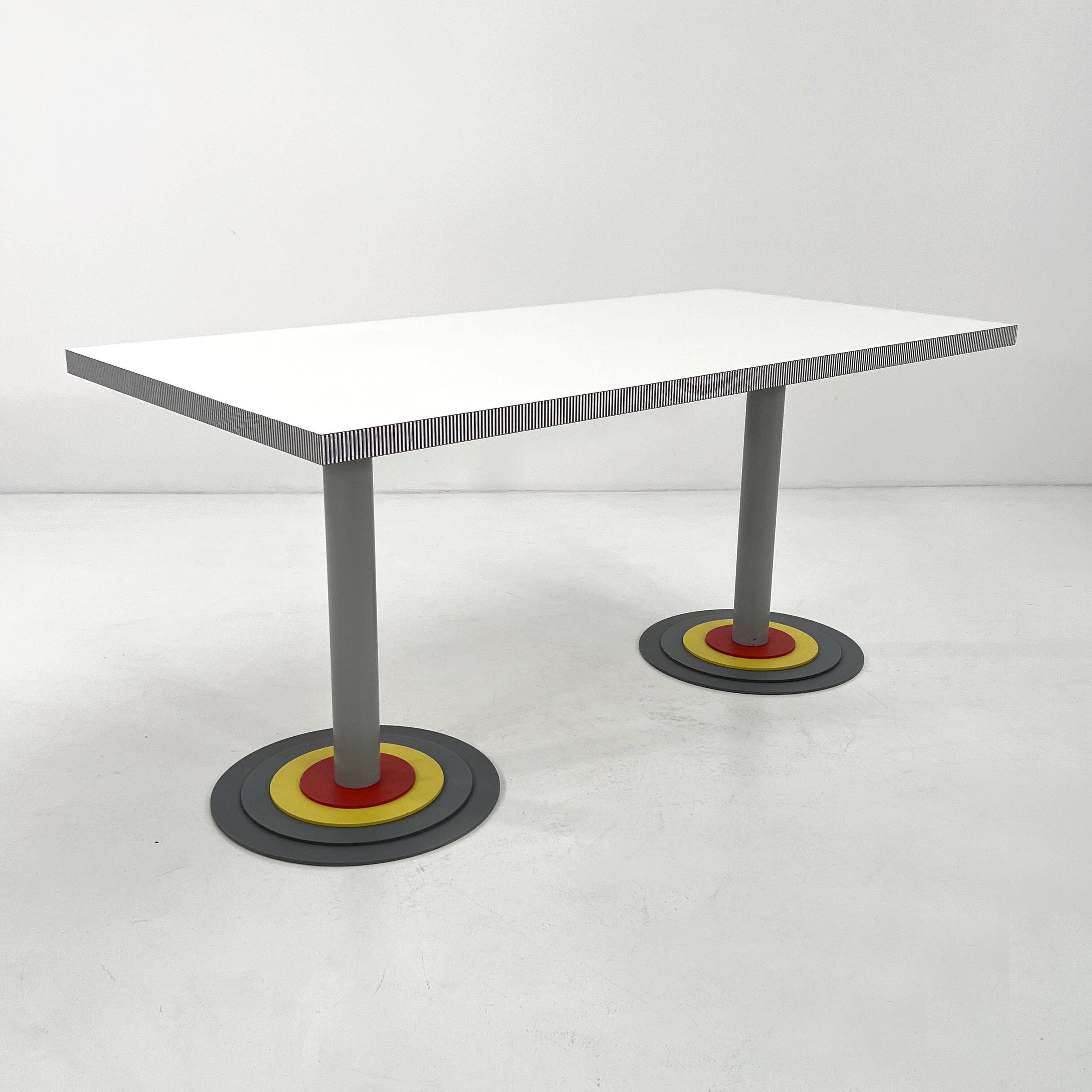 Dining table "Kroma" by Antonia Astori for Driade, 1980