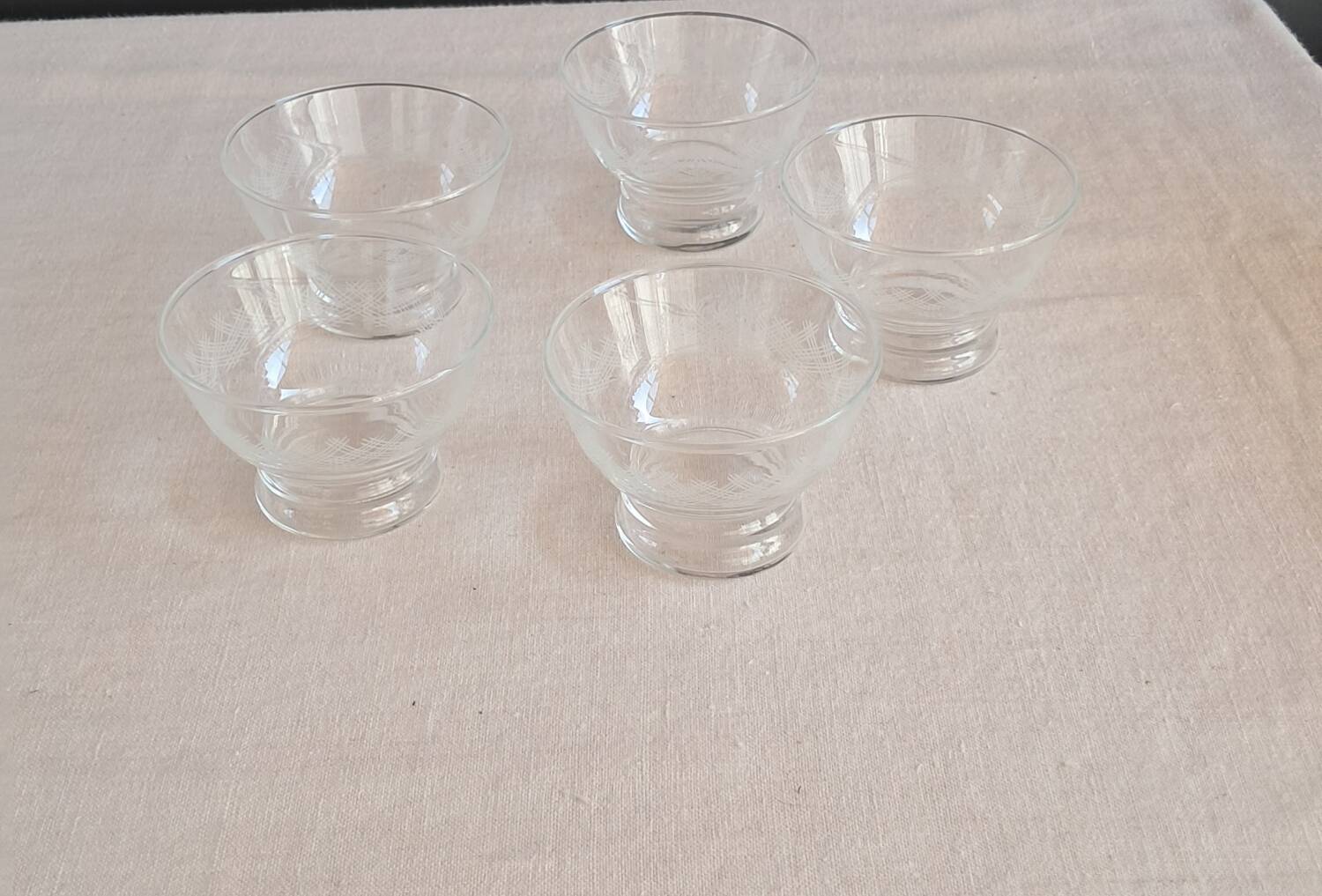 Vintage champagne glasses