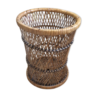 Vintage wicker basket