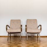 Paire de fauteuils Type 53 par J. Šmidek, TONm 1960