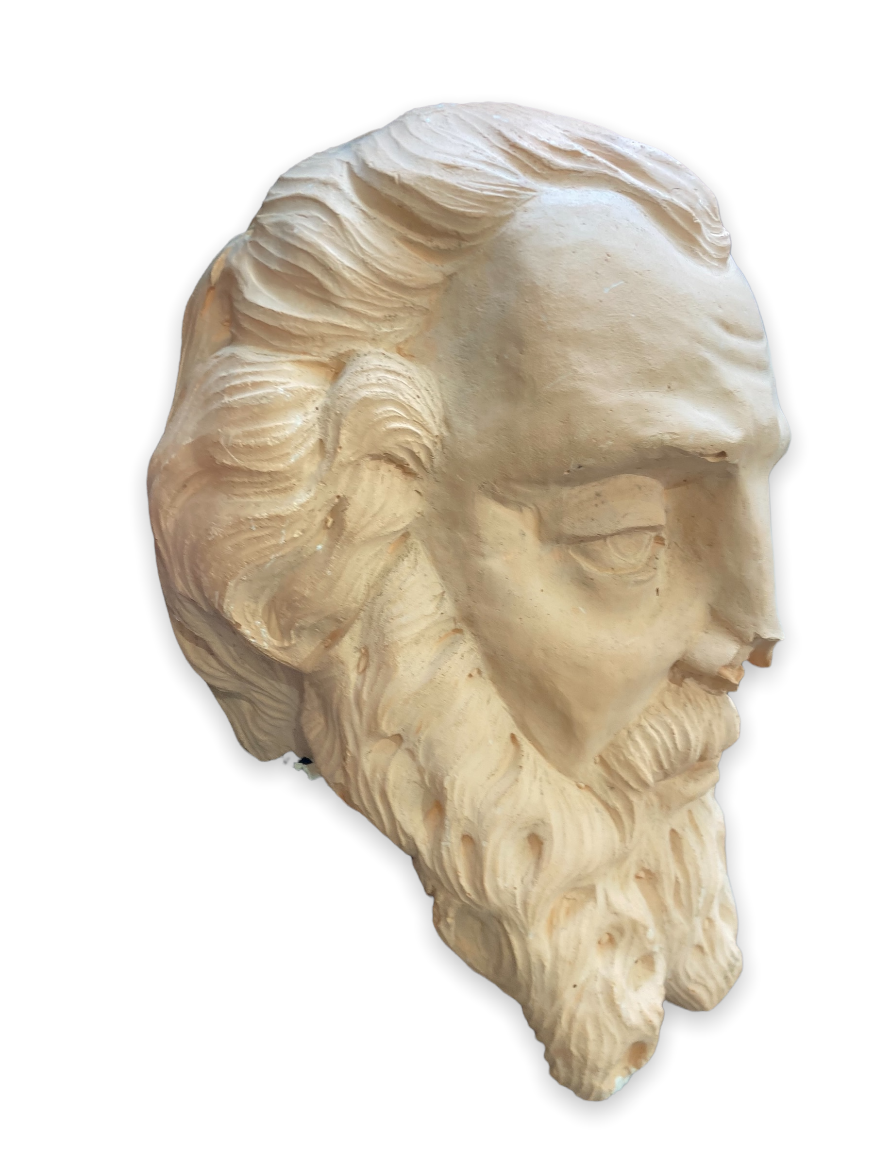 Antique style plaster head