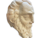 Antique style plaster head