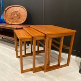 Scandinavian nesting table BRDR Furbo 1970