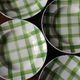 A set of 4 green Scottish soup plates Moulin des Loups Vintage
