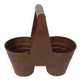 Pot Metal Fer Double Ancien