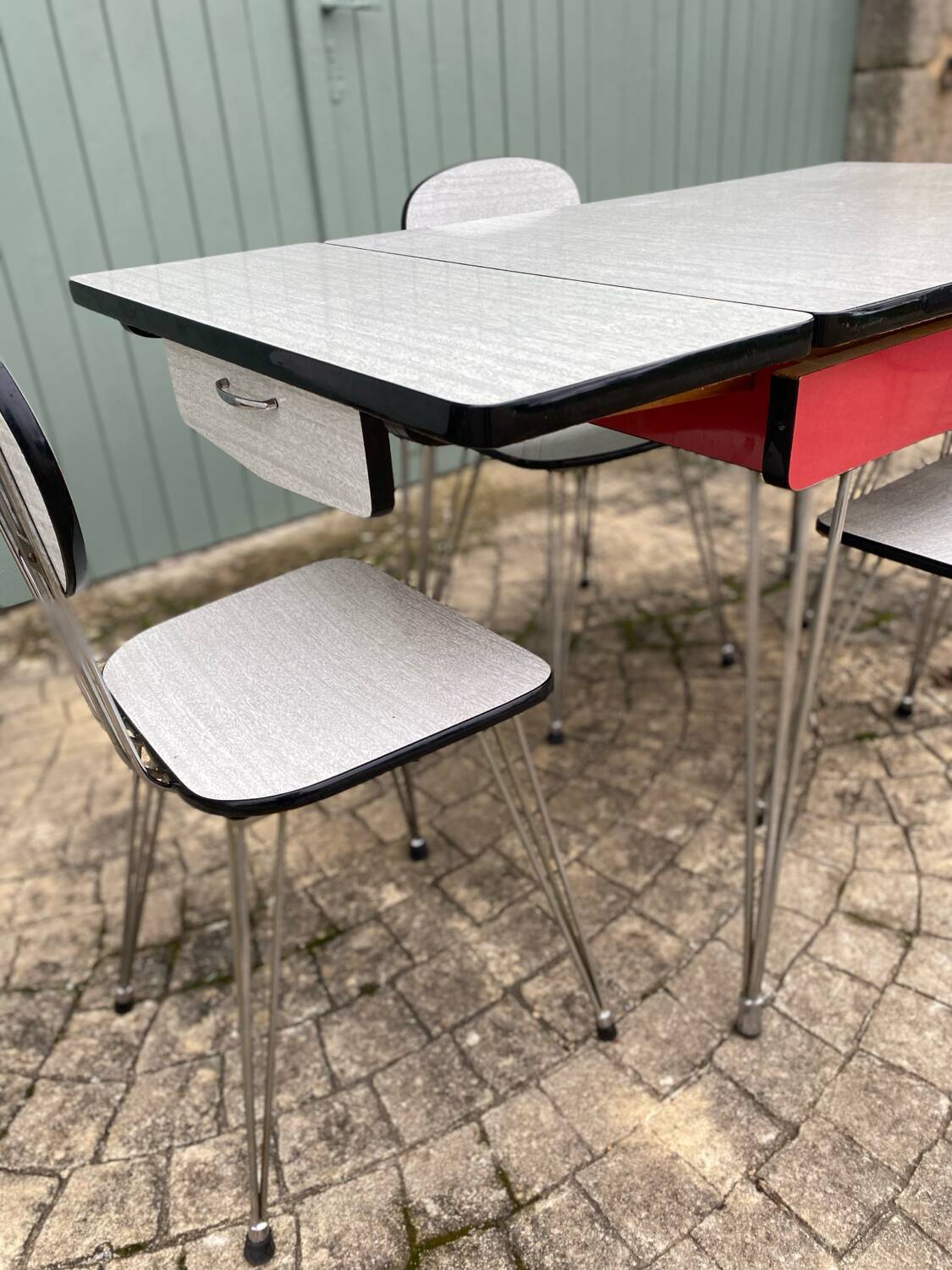 Formica table and chairs