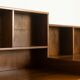 Silvio Coppola, for Bernini. Walnut enfilade with gradin. 1960s.