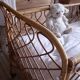Rattan cradle bed