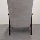 Pair of vintage stained beech armchairs from the 50s/60s