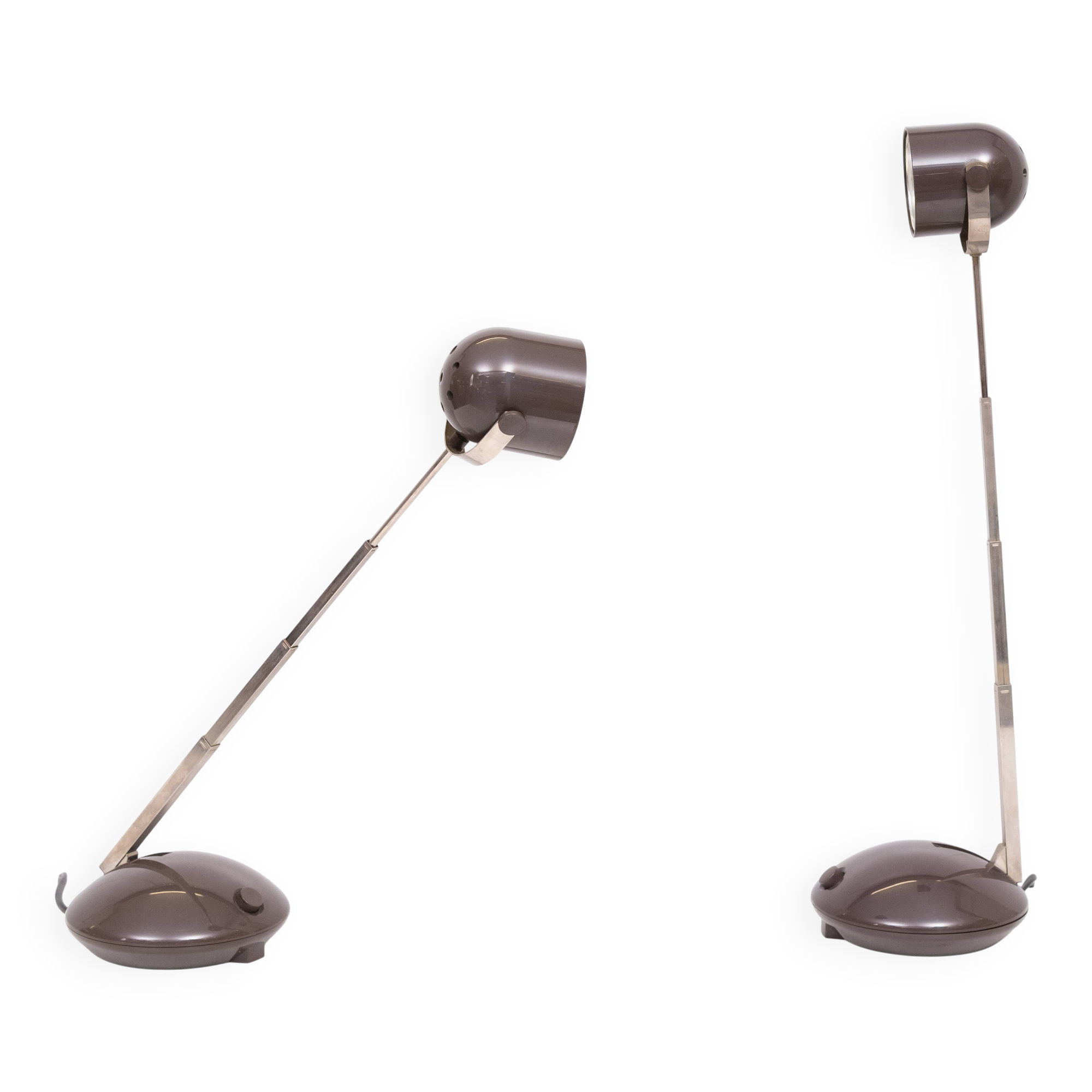 set Telescope German Table Lamps by Eichhof 1970s