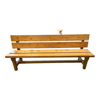 Savoyard pine bench
