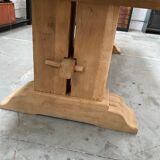 Solid oak farm table