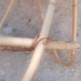 Rattan and bamboo garden furniture