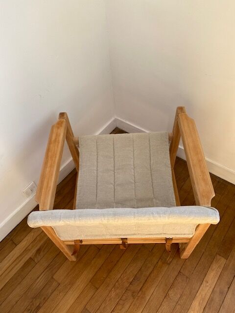 Diana pine armchair by Karin Mobring 1970