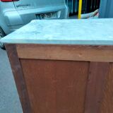 Commode style louis xvi ancienne plateau marbre