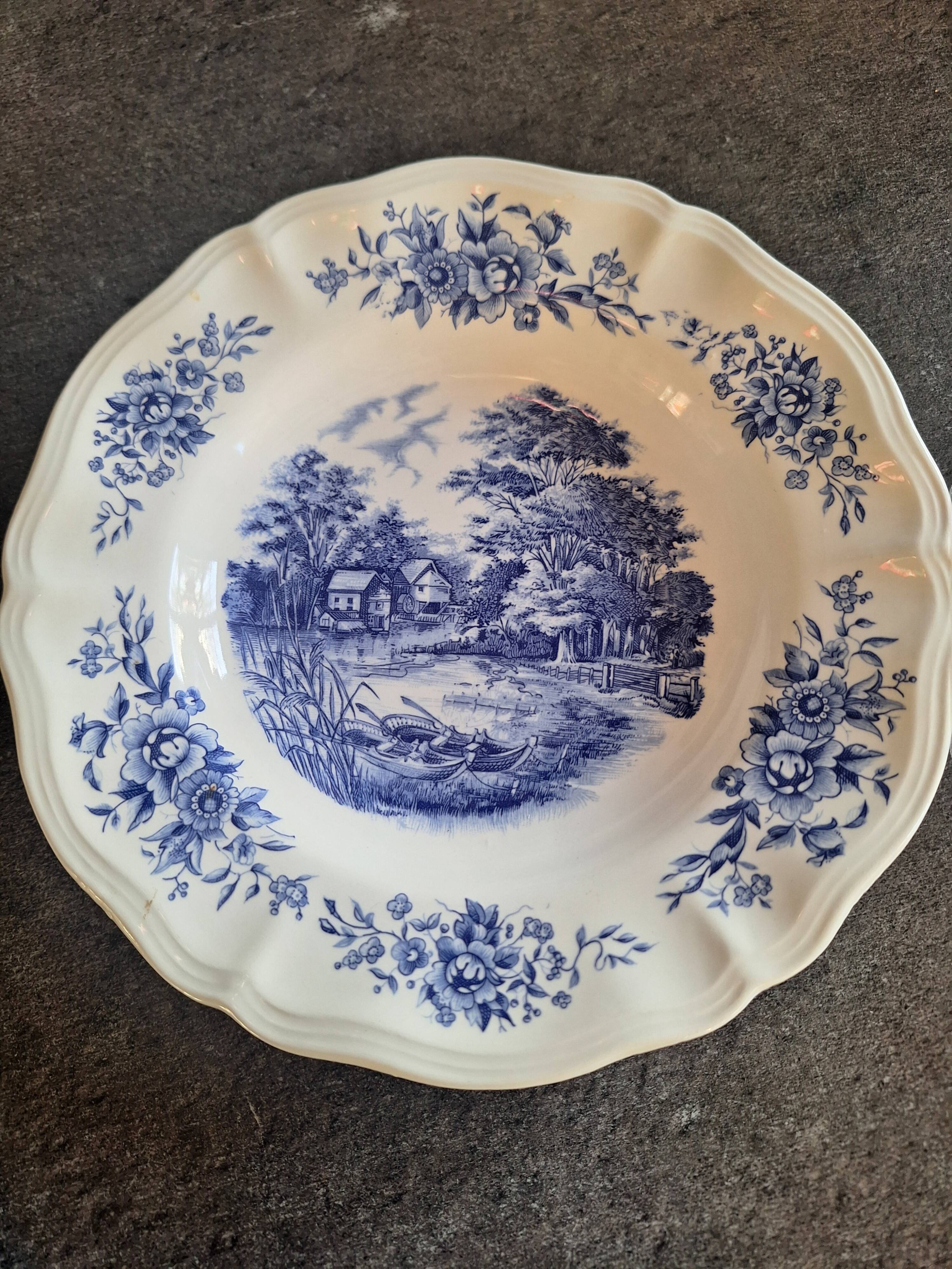 Sarguemines plate romantic collection