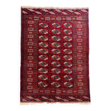 Bukhara carpet in wool and silk, 30 boxes ☐ 145 x 103 cm