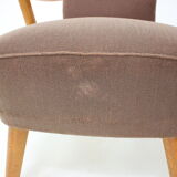 1940s Pair of Oak Armchairs by Krasna Jizba, Czechoslovakia