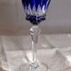 6 Baccarat glasses Piccadilly Model in colored crystal