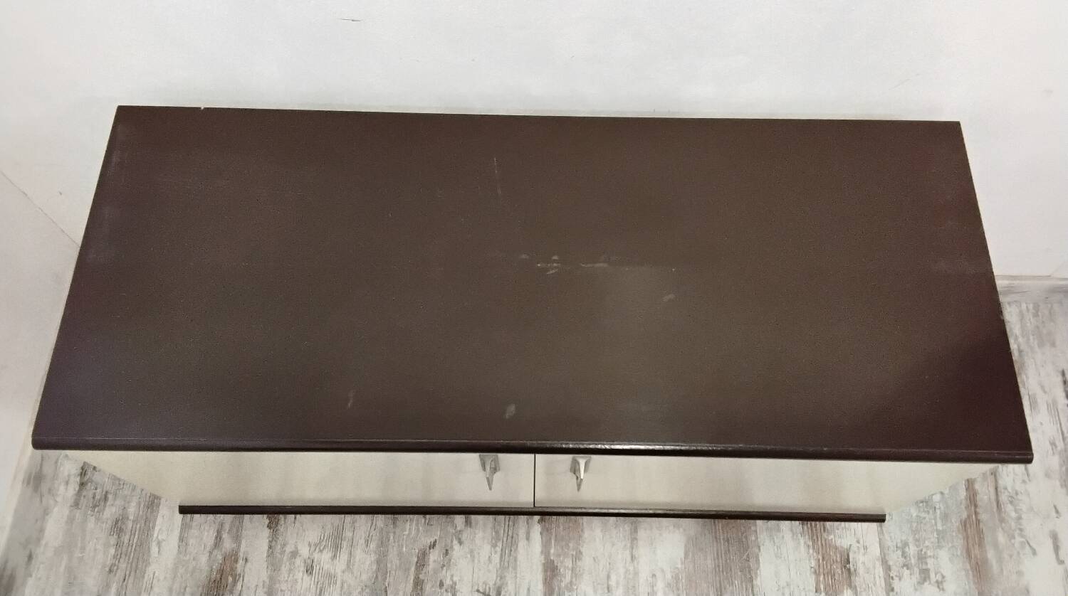 Bar cabinet / entrance furniture with a vintage 1970s mirror.