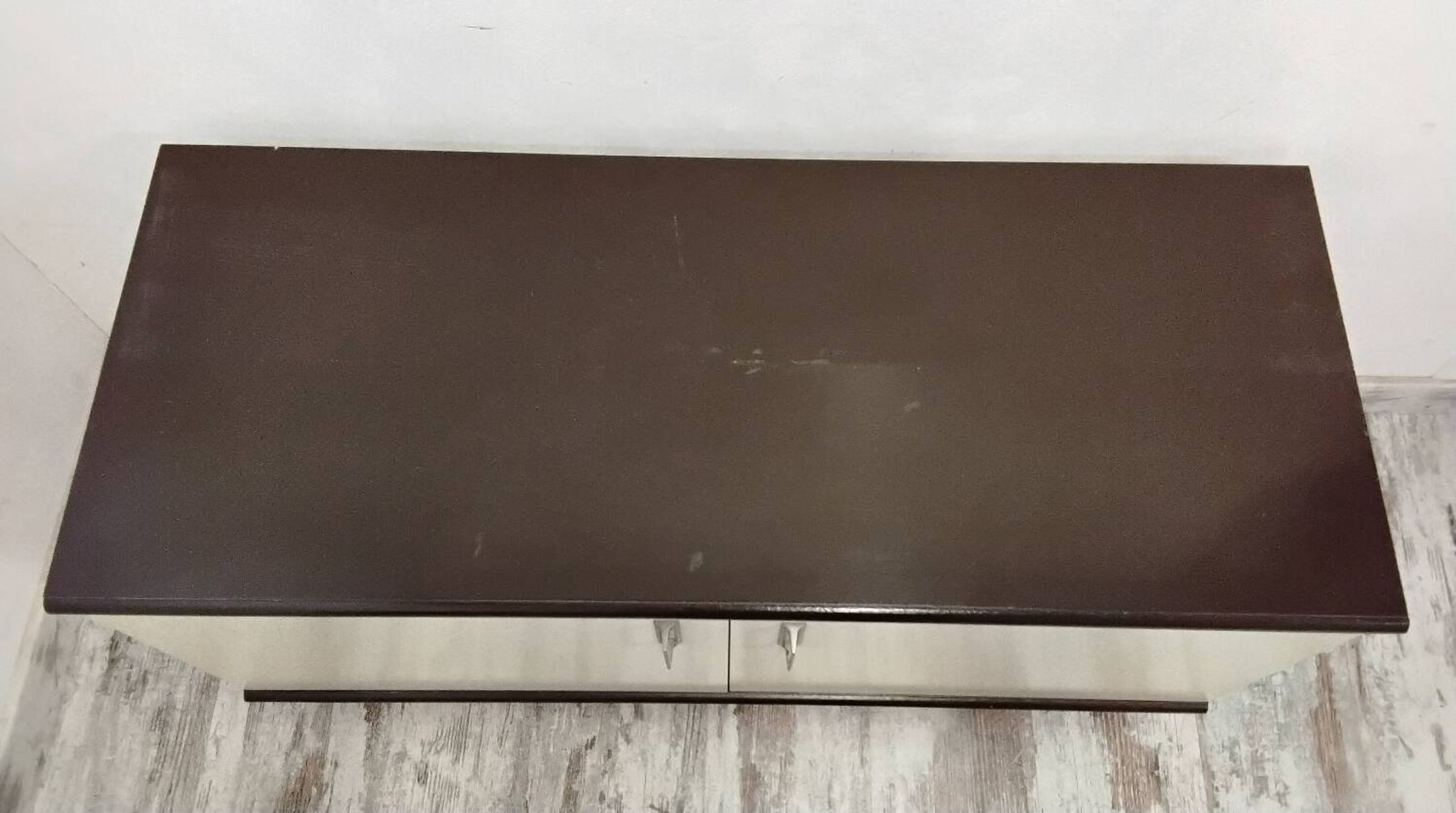 Bar cabinet / entrance furniture with a vintage 1970s mirror.