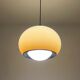 Space age lamp bud gradient brown harvey guzzini, 60s