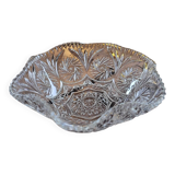 Large Cut Glass Bowl/Salad Bowl - Star Pattern