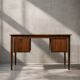 Vintage Scandinavian modern teak desk from the 1960s with drawers.