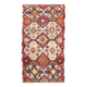 5x9 Faded Red Bohemian Kilim Rug, Wool Handknotted Rug, 148x259