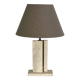lampe vintage en marbre et laiton